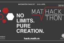 MatHackathon “No limits. Pure creation.” od 22. do 24. aprila