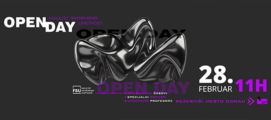 FSU Open Day – Prvi korak ka kreativnoj karijeri, 28. februara u 11 časova